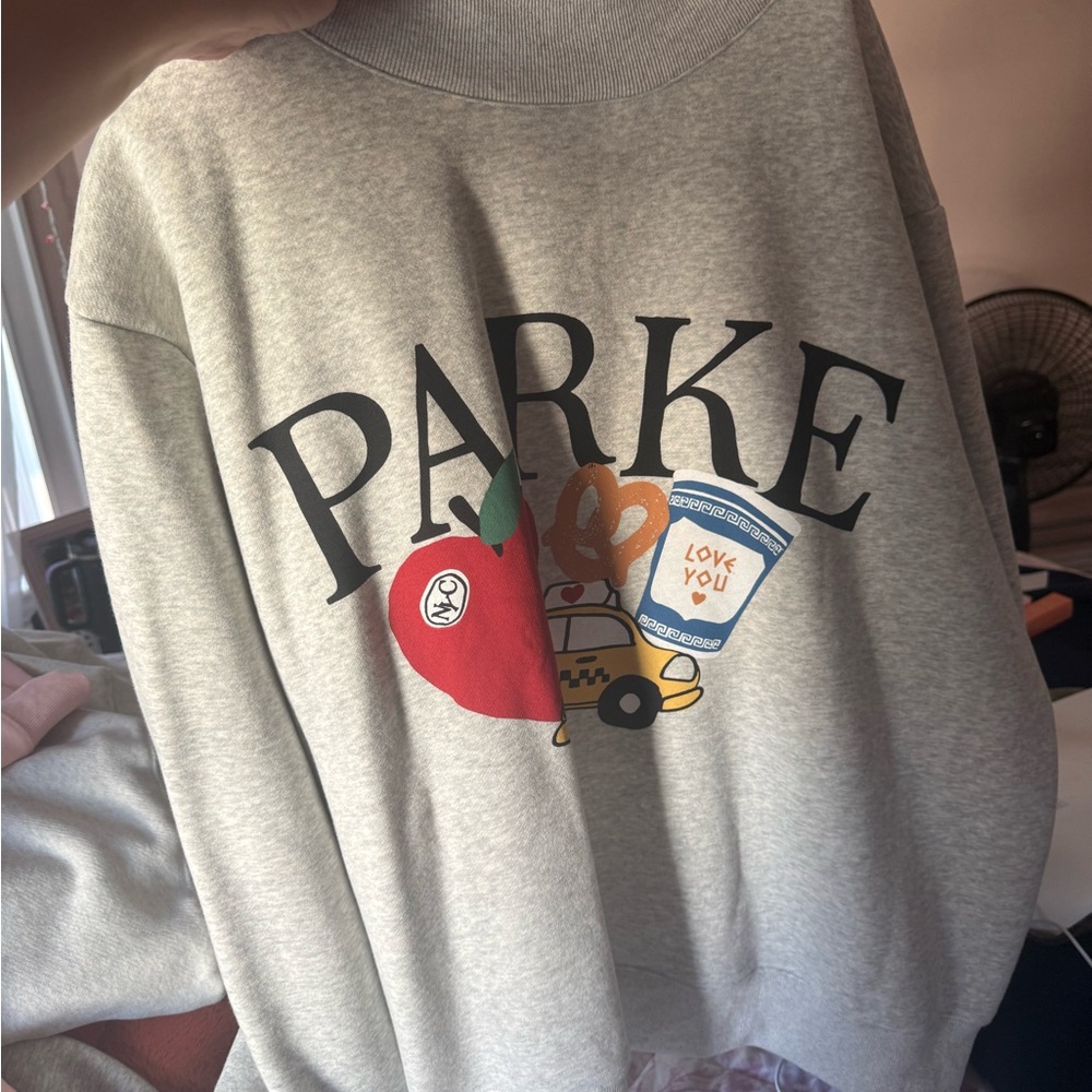 PARKE Gray Women's Crew Neck Sweater
